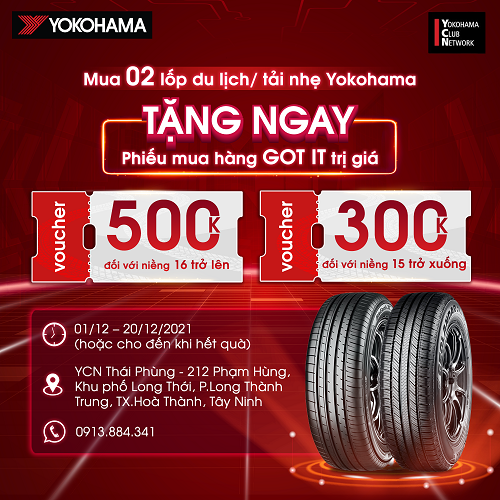 THÁNG CUỐI NĂM - CHĂM XE THAY LỐP
